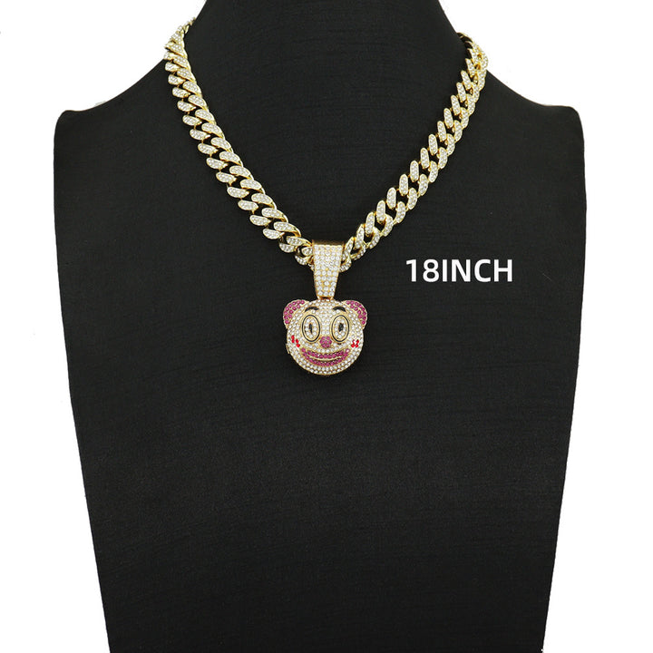 Hip Hop Round Face Pendant Necklace – Jewelry Gift Ideas — 1