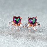 Fashion Cat Footprints Crystal Earrings For Women – Stylish Gifts — 12