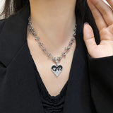 Women's Fashion Love Flame Shape Pendant Necklace – Jewelry Gift Ideas — 1