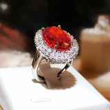 Women's Colored Gems Red Corundum Imitation Pigeon – Gifts for Her — 3