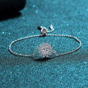 Women's S925 Silver Mosonite Bracelet – Jewelry Gift Ideas — 8