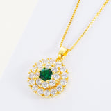 Spinning Ring Necklace Two-piece Work Zircon – Jewelry Gift Ideas — 16