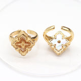 Vintage Style Elegant S925 Silver Gold-plated Hollow – Stylish Gifts — 6