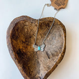 Retro Creative Butterfly Turquoise Pendant – Jewelry Gift Ideas — 5