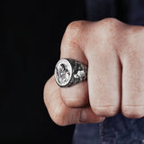 Opening Adjustment Engraved Ring – Birthday Gifts — 3