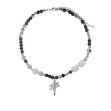 Black And White Contrast Pearl Stitching Necklace – Jewelry Gift Ideas — 4