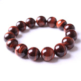 Natural Red Tiger Eye Gemstone Single Circle – Jewelry Gift Ideas — 4