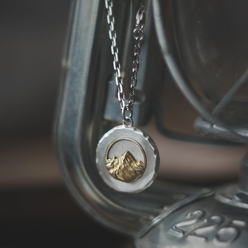 Retro Round Brand Mountain All-match Necklace – Jewelry Gift Ideas — 1