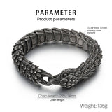 Creative Snake-shaped Eagle Punk Distressed Black – Jewelry Gift Ideas — 7