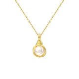 S925 Sterling Silver Natural Pearl Necklace – Jewelry Gift Ideas — 3