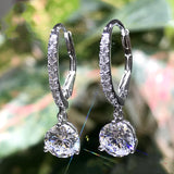 Women's Short Sterling Silver Drop Earrings – Gifts for Her — 3