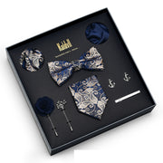 Eight Piece Tie Square Bow Tie Brooch – Jewelry Gift Ideas — 11