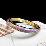Museum Enamel Fine Floral Bracelet – Jewelry Gift Ideas — 4