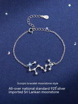 Lucky Twelve Constellation Moonstone Bracelet – Jewelry Gift Ideas — 17