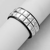 Row Cuspidal Spikes Rivet Stud Wide Cuff Leather – Jewelry Gift Ideas — 5