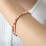 Colorful Zircon Stretch Bracelet Titanium Steel – Jewelry Gift Ideas — 9