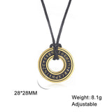 Vintage Viking Rune Circle Pendant Ornament – Jewelry Gift Ideas — 5