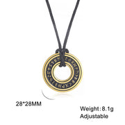 Vintage Viking Rune Circle Pendant Ornament – Jewelry Gift Ideas — 5
