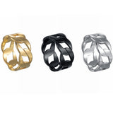 Men's Laser Cut Chain Ring – Gifts for Him — 3