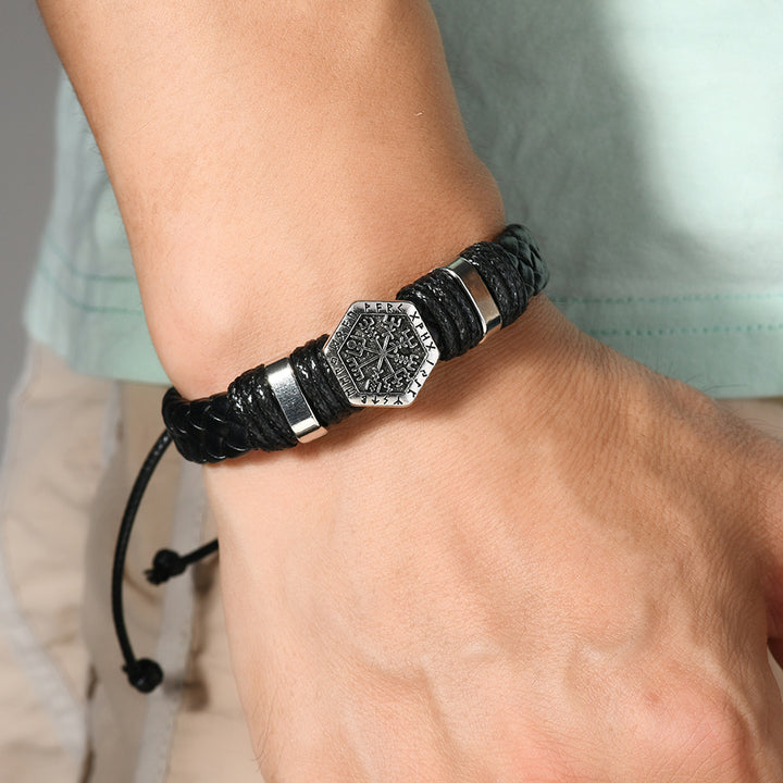 Retro Personality Trendy Oracle Compass Pu – Jewelry Gift Ideas — 3