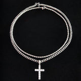 Fashion Hip Hop Double Layer Cross Necklace – Jewelry Gift Ideas — 1