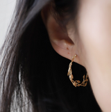 Sterling Silver Gilt Earrings Elegantly Surround – Gift Ideas — 3
