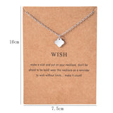 Fashion Silver Four-leaf Clover Necklace – Jewelry Gift Ideas — 6