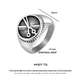 European And American Simple Titanium Steel Men's Ring – Gifts for Him — 4