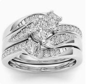 Electroplated 18k Gold Rose Gold Diamond Zircon Ring – Practical Gifts — 5