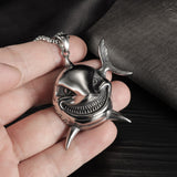 Retro Clownfish Man's Stainless Steel Necklace – Jewelry Gift Ideas — 5