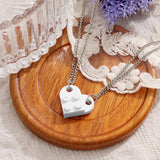 Hip Hop Heart Shaped Building Block Love Pendant – Jewelry Gift Ideas — 10