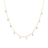 Electroplated 18K Gold Color Zircon Water Drops – Jewelry Gift Ideas — 5