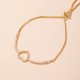 Gold Heart Brass Micro-Set Zircon Pendant – Jewelry Gift Ideas — 3