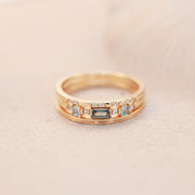 Sterling Silver Fashion OL Ring Female Double Color – Stylish Gifts — 5