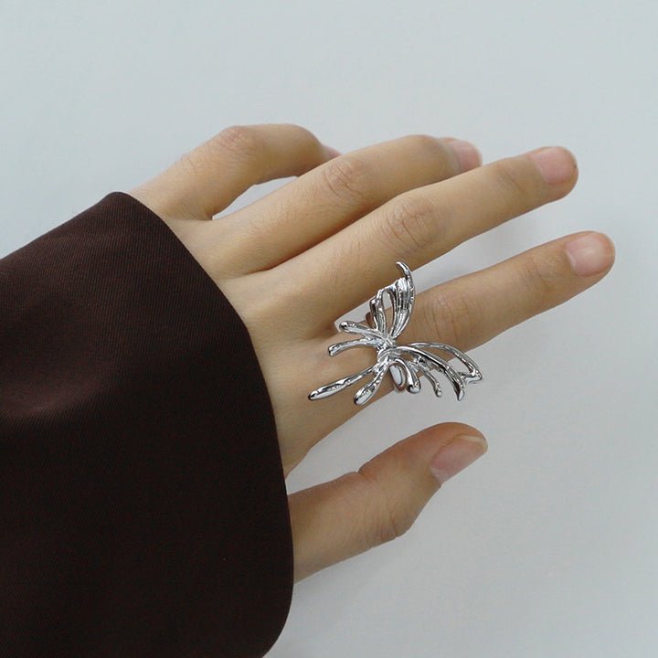 Lava Metal Personality Butterfly Ring For Women – Gifts for Her — 1