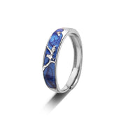 S925 Sterling Silver Bird Habitat Couple Ring – Gifts for Couples — 3