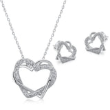 Fashion Heart-shaped Earrings Necklace Jewelry – Jewelry Gift Ideas — 3