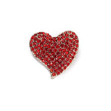 Women's Heart-shaped Diamond Brooch Vintage – Jewelry Gift Ideas — 4
