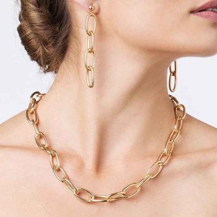 Simple All-match Single-layer Thick Chain – Jewelry Gift Ideas — 1