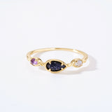 925 Silver Gilded Three Piece Vintage Women's Ring – Gifts for Her — 4