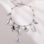 Vintage Pearl Leaves Flower Multi-pendant – Jewelry Gift Ideas — 4