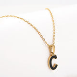 Titanium Steel First Word Letter Necklace Women's – Jewelry Gift Ideas — 8