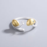 Cute Sandblasted Snail Ring Femininity – Meaningful Gifts — 2