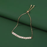 Brass Gold Plated Long Micropaved Zircon Pendant – Jewelry Gift Ideas — 8