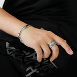 Wind Willow Nail Fashion Cuban Bracelet Hip Hop Street – Stylish Gifts — 5