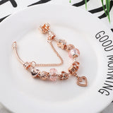 Fashion Love Geometric Rose Gold Bracelet Women's – Jewelry Gift Ideas — 9