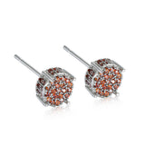 Hot Selling Four Claw Round Zircon Earrings For Women – Gifts for Her — 7