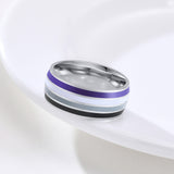 Ring Color 8mm Men's Same Color Flag Ring Foreign – Jewelry Gift Ideas — 4