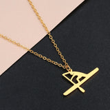 Sports Kayak Pendant Necklace Stainless Steel – Jewelry Gift Ideas — 2