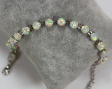 Silver Plated Oval Opal Bracelet Women's Jewelry – Jewelry Gift Ideas — 4